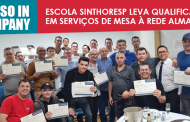 Escola Sinthoresp leva curso de gestão de serviços de mesa à rede Almanara