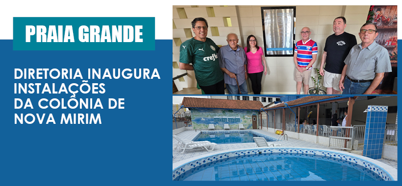 Diretoria do Sinthoresp inaugura colônia de férias em Nova Mirim, em Praia Grande