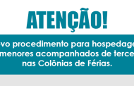 Colônias de Férias: Novo procedimento para hospedagem de menores acompanhados por terceiros