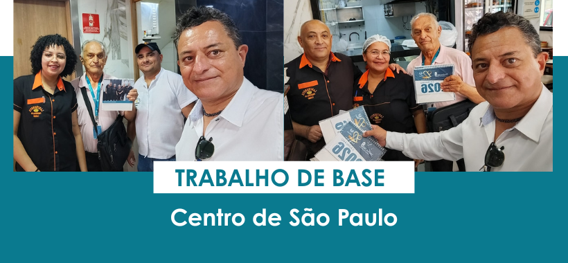 Sinthoresp faz trabalho de base e distribui calendário 2026 aos trabalhadores