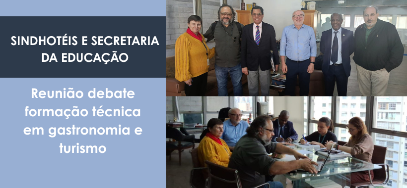 Sinthoresp discute parceria para criação de Escola Intersindical de Gastronomia e Turismo