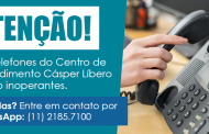 Comunicado: Telefones do Centro de Atendimento Cásper Líbero temporariamente inoperantes