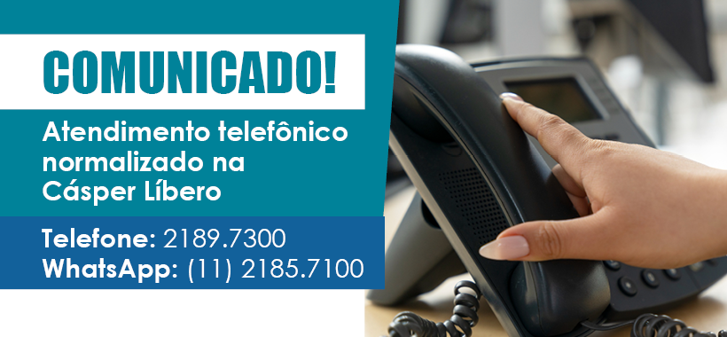 Telefones Normalizados na Cásper Líbero