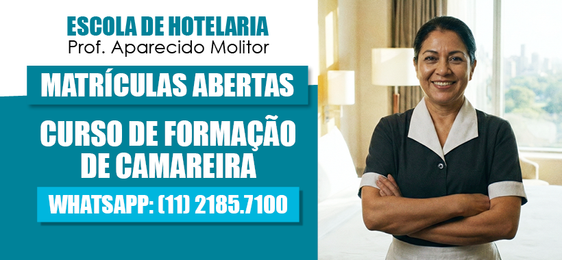 Curso de Formação de Camareira da Escola Sinthoresp destaca rotinas de governança e prepara para o dia a dia da hotelaria