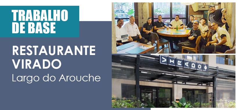 Gastronomia e Tradição: Sinthoresp visita equipe do Restaurante Virado no Largo do Arouche