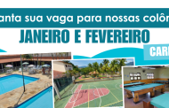 Vagas abertas para janeiro e fevereiro nas colônias de férias do Sinthoresp