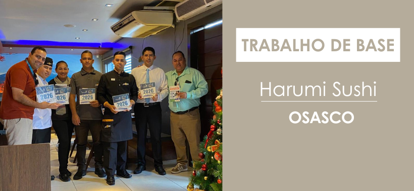 Regional Osasco fortalece trabalho de base no Restaurante Harmonia Sushi